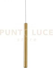 Sospensione led binario oboe oro 3,5w 240lm 3000k 2,5x150cm