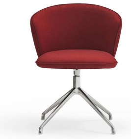 Set di sedie da pranzo burgundy in imbottito 2 pz Add – Teulat