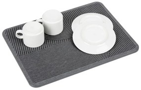 Tappetino scolapiatti grigio in diatomite 40x30 cm Damon – Wenko