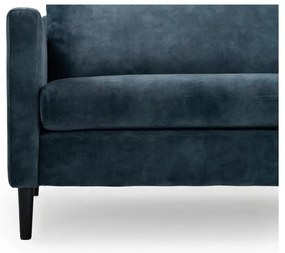 Divano in velluto blu scuro 220 cm Adagio - Scandic