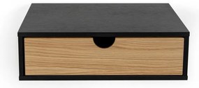 Comodino nero a parete Farsta - Woodman