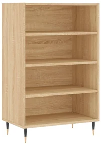 Credenza rovere sonoma 57x35x90 cm in legno multistrato