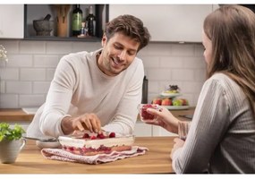 Tefal - Contenitore per alimenti 2 l MSEAL GLASS rosso/vetro