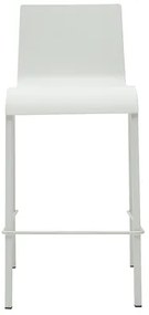 Sgabelli da bar di design impilabili bianchi H65 cm (set di 2) KUPA