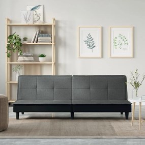Divano Letto Grigio Scuro İn Tessuto /