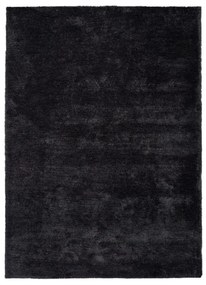 Tappeto nero antracite , 60 x 110 cm Shanghai Liso - Universal