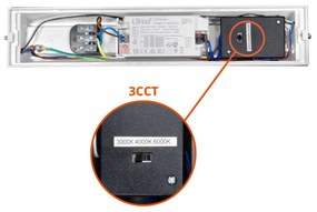 Applique Bidirezionale Bianca 12W CCT IP65 da esterno - Serie FILO Colore Bianco Variabile CCT