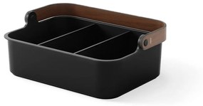 Organizer da bagno nero in plastica riciclata Bellwood - Umbra