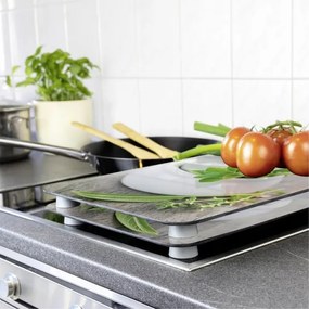 WENKO 2521420100 - Copri piano cottura 52x30 cm multicolore/grigio/trasparente