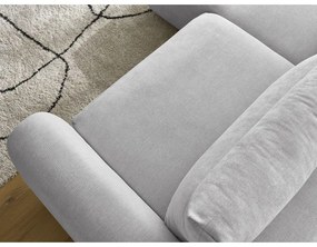 Divano angolare in grigio chiaro Aden – Bobochic Paris