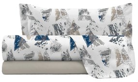 Completo letto 1 piazza e mezza Urban blu Datex