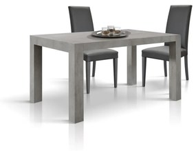 Tavolo MARZAMEMI grigio effetto cemento allungabile 160&#215;90 cm &#8211; 240&#215;90 cm