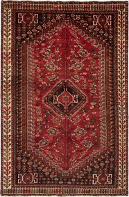 Shiraz Tappeto persiano 160x250 Rosso (Iran) Annodato A Mano
