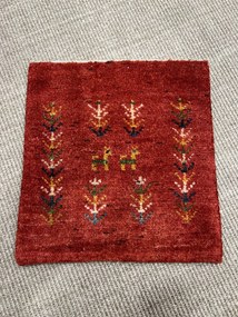 Gabbeh Tappeto persiano 40x40 Rosso (Iran) Annodato A Mano