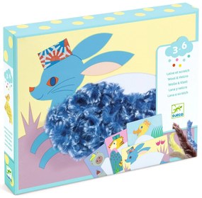 Gioco creativo - Lana e velcro - animali con berretti