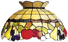 Fruit solo paralume in vetro tiffany  d.55cm
