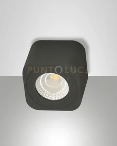 Palmi luce spot antracite a led 6w 3000k 630lm in alluminio ip20