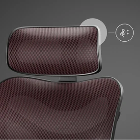 Sedia ergonomica Diablo V-Commander: Nero e Bordeaux