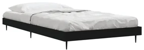 Giroletto nero 100x200 cm in legno multistrato