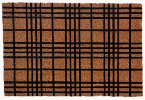 Zerbino in cocco dipinto a mano Checked