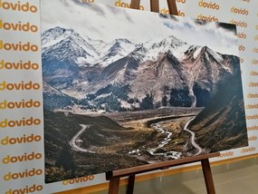 Stampa su tela – Panorama montano magnifico