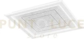 Plafoniera aux grigia quadrata in pmma 40w 5100lm cct 3000 e 4000 e...