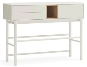 Tavolo consolle color crema 35x120 cm Corvo – Teulat
