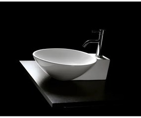 Bathco 0028 - Lavabo da appoggio BAYONA 42x50,5 cm porcellana/bianco