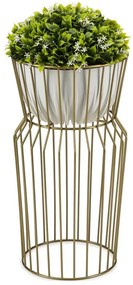 Portafiori 50x26 cm oro