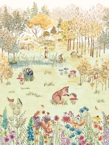 Little Greene Carta da parati Potter's Woodland - Harvest