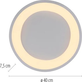 Schöner Wohnen 14233-16 - Plafoniera dimmerabile a LED MONTA LED/21W/230V bianca