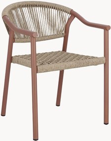 Set di 4 sedie da giardino con braccioli Canarias