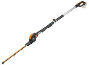 Tagliasiepi ad asta a batteria con spazzole al carbonio in polipropilene WORX Powershare WG252E.9 1 lama da 45 cm20 V batteria non inclusa