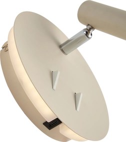 Lampada da Parete Moderna Beige Incl. LED con USB-C - Croft