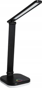 Lampada da tavolo dimmerabile LED RGBW con ricarica wireless LED/7W/5V USB nera