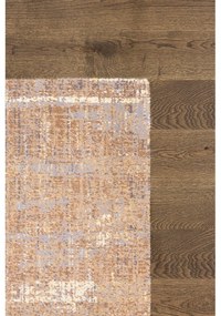 Tappeto in lana marrone 100x180 cm Layers - Agnella