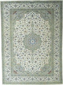 Kashan Tappeto persiano 300 x 400 Beige (Iran) Annodato A Mano