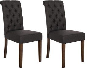 Sedie Da Pranzo Lisburn: Eleganza E Comfort Unica / Schwarz / Stoff