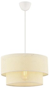 Lampadario a sospensione su cavo ECHO 1xE27/60W/230V crema