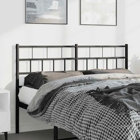 Testiera İn Metallo Nero 135 Cm /