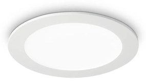 Faretto Da Incasso Moderno Groove Alluminio Bianco Led 30W 3000K D22,7Cm