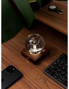 Decorazione luminosa marrone scuro con ricarica USB Amber – Gingko