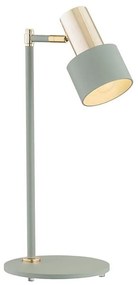 Argon 4276 - Lampada da tavolo DORIA 1xE27/15W/230V verde/ottone