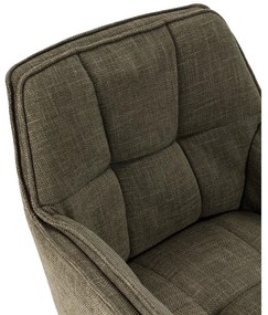 Set di sedie da pranzo verde in imbottito 2 pz Keiko – Marckeric