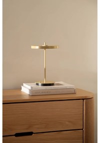 Lampada da tavolo LED giallo chiaro in metallo con paralume in metallo (altezza totale 31 cm) Asteria Move – UMAGE