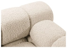 Modulo divano in bouclé beige (angolo destro) Bellis - Micadoni Home