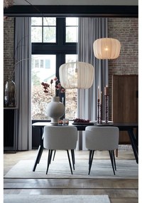 Sedia da pranzo bianca in imbottito Elyna – Light &amp; Living