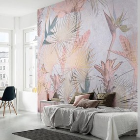 Fotomurale KOMAR Tropical concrete, Multicolore 368X254 cm