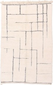 Berber Tappeto orientale 160 x 240 Beige (Marocco) Annodato A Mano