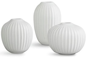 Vaso in ceramica bianca in set di 3 pezzi Hammershøi - Kähler Design